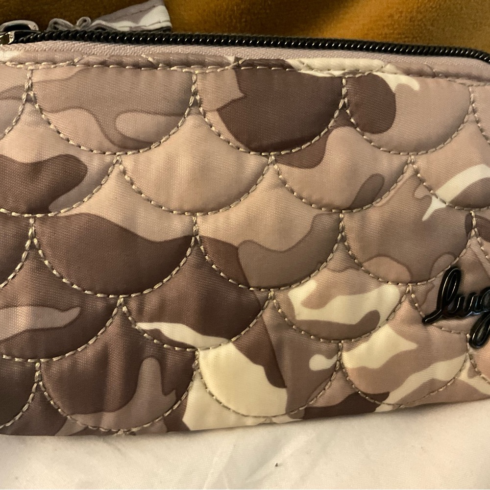 Lug Camo Taupe Metro XL RFID wallet/pouch
